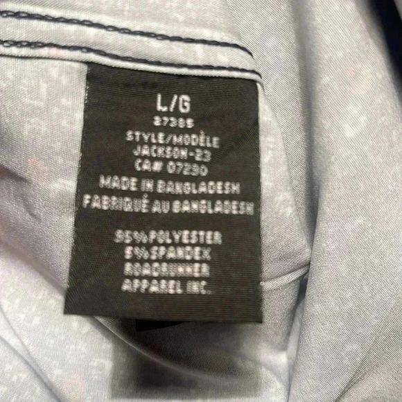 Bench “Jackson 23” button down long sleeve  collared multicolour dress shirt L - Picture 4 of 4